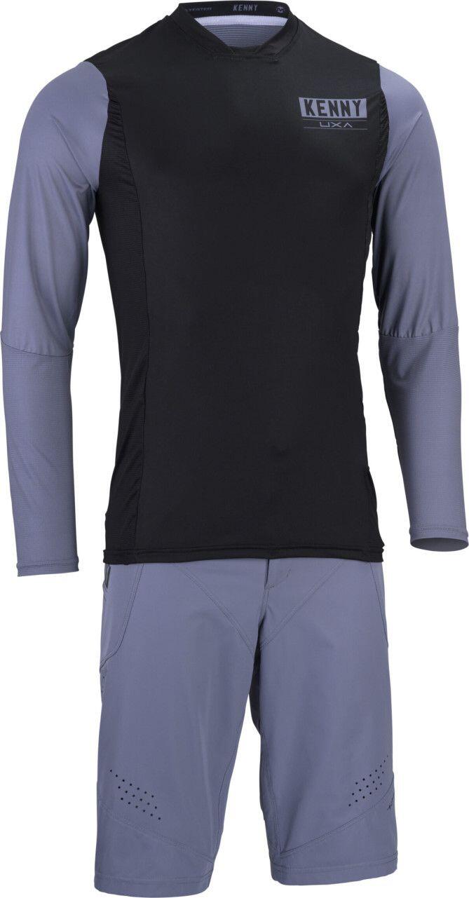 Maillot Manches Longues Kenny Charger Noir/Gris 3/4