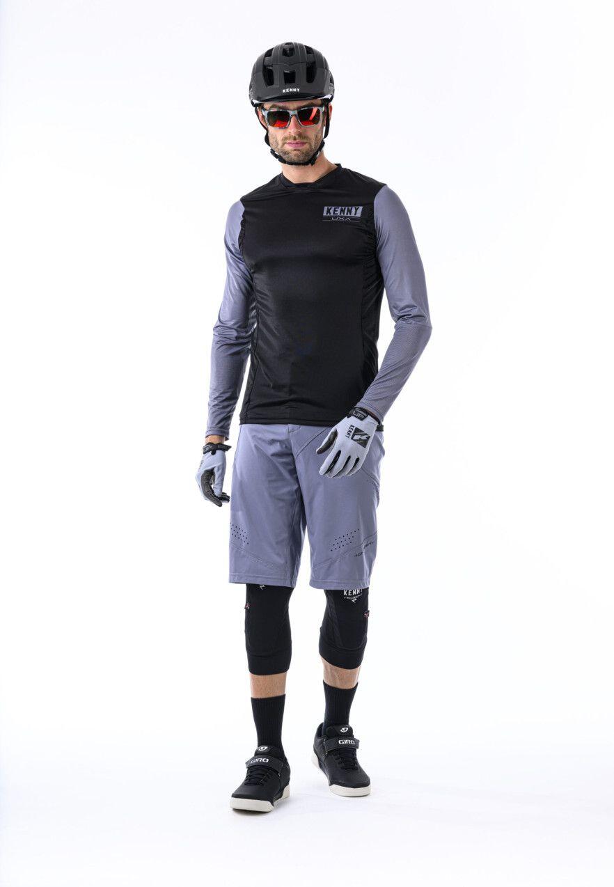 Maillot Manches Longues Kenny Charger Noir/Gris 4/4