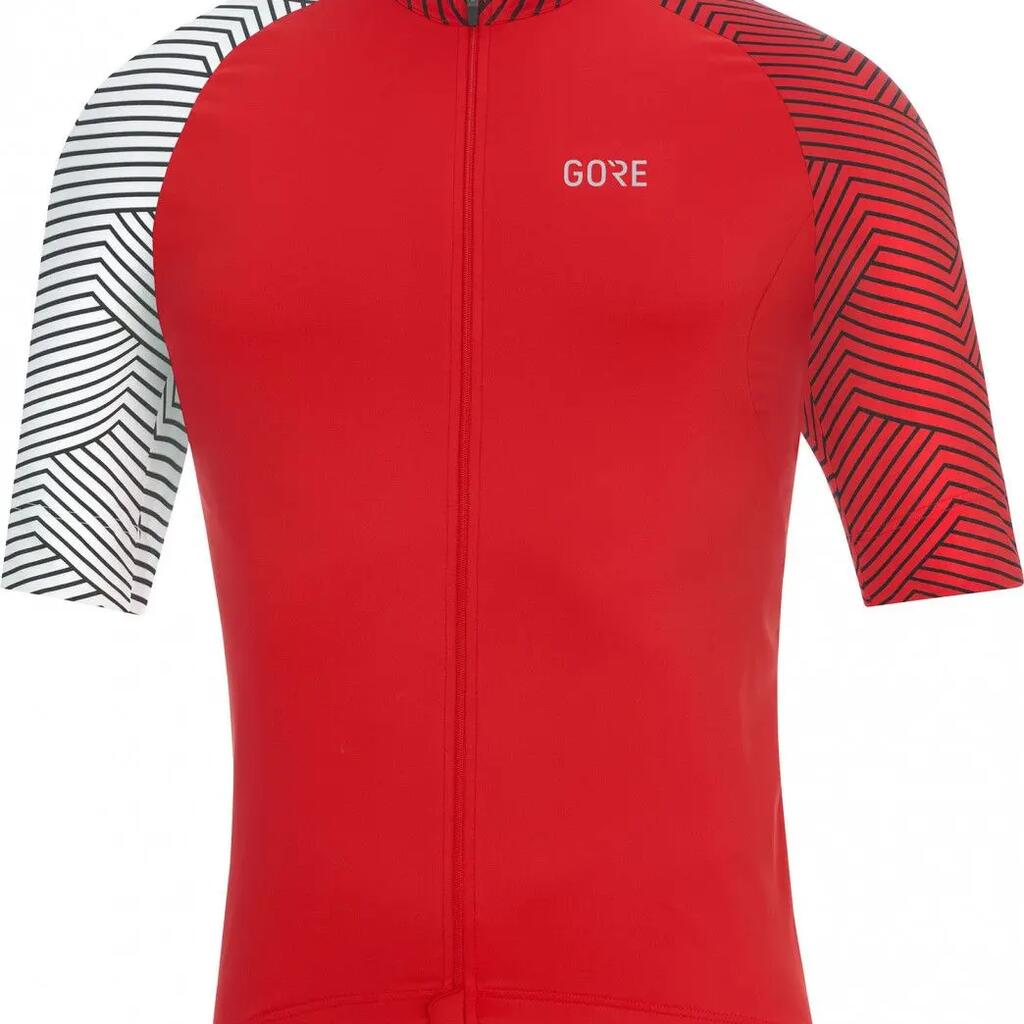 GORE C5 short-sleeved jersey Red/White