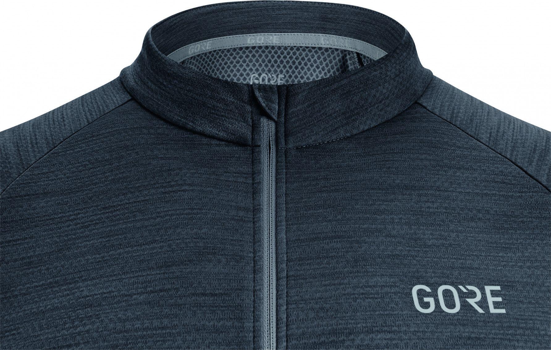 Gore Wear C3 manga curta Jersey preta 3/4