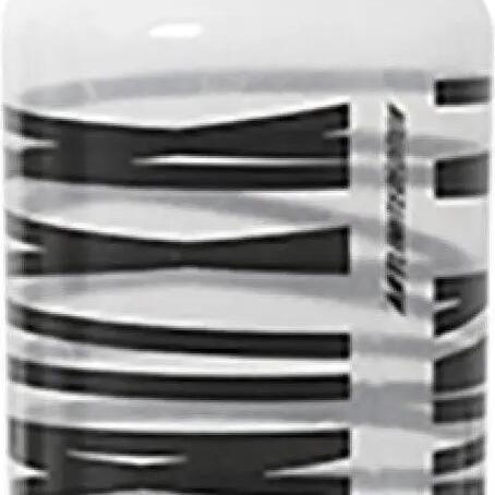 Massi Black Lines Transparent Bottle 500ml White