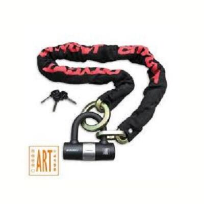Citycat kettingslot u-slot 120 cm art-4 lime/zwart