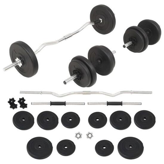 Zestaw hantli regulowany VidaXL 30 kg
