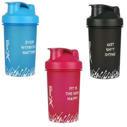 XQMax Sportflasche mit Shaker 500 ml