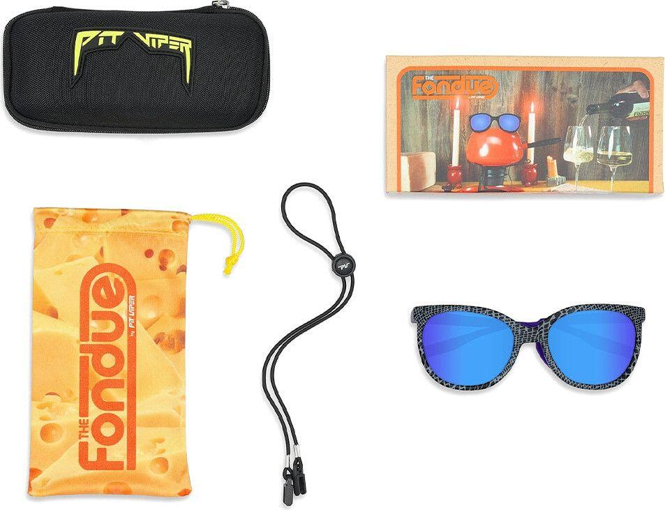 Paire de Lunettes Pit Viper The Mangrove Fondue Noir/Bleu 3/6
