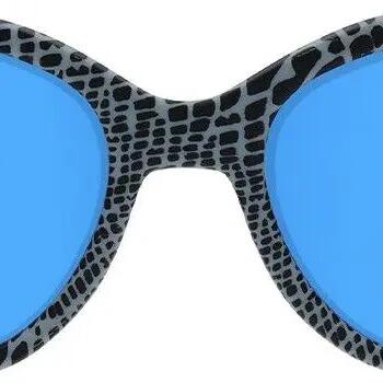 Pair of Pit Viper The Mangrove Fondue Goggles Black/Blue