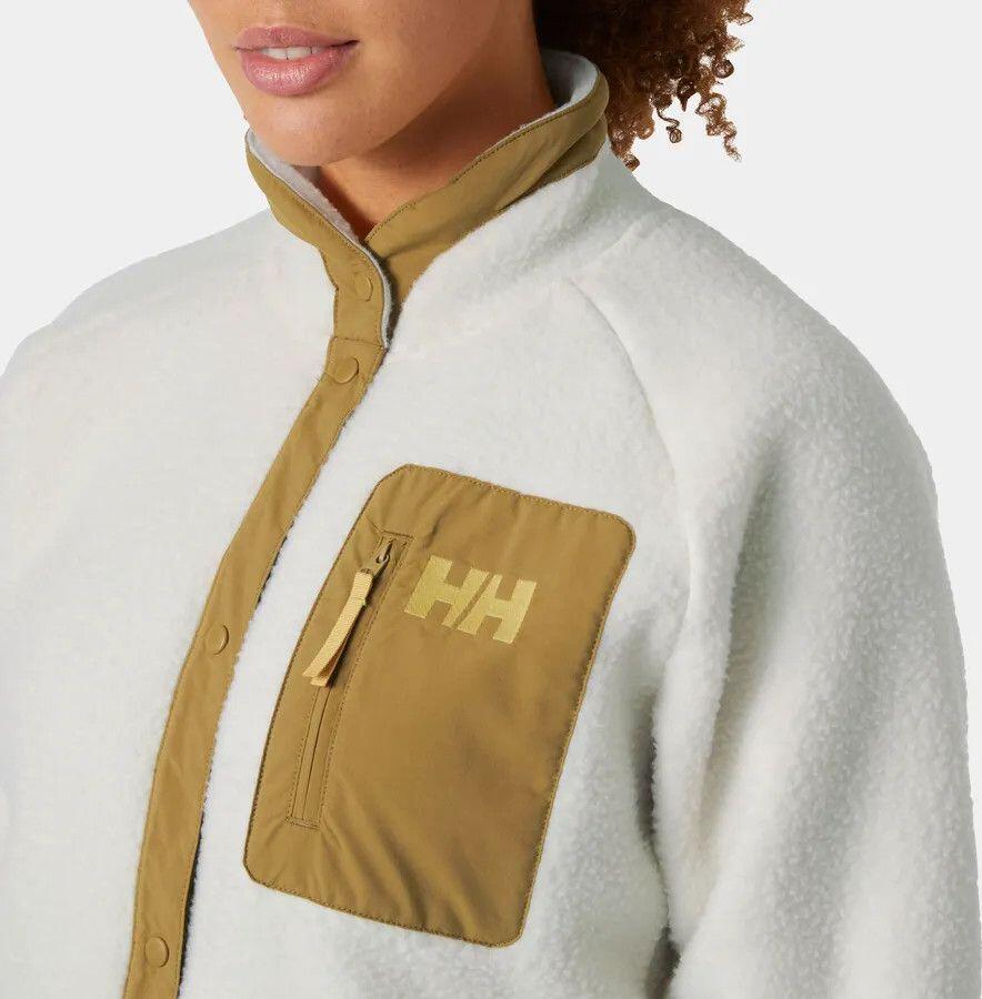 Veste Polaire Femme Helly Hansen Imperial Pile Snap Blanc 3/6