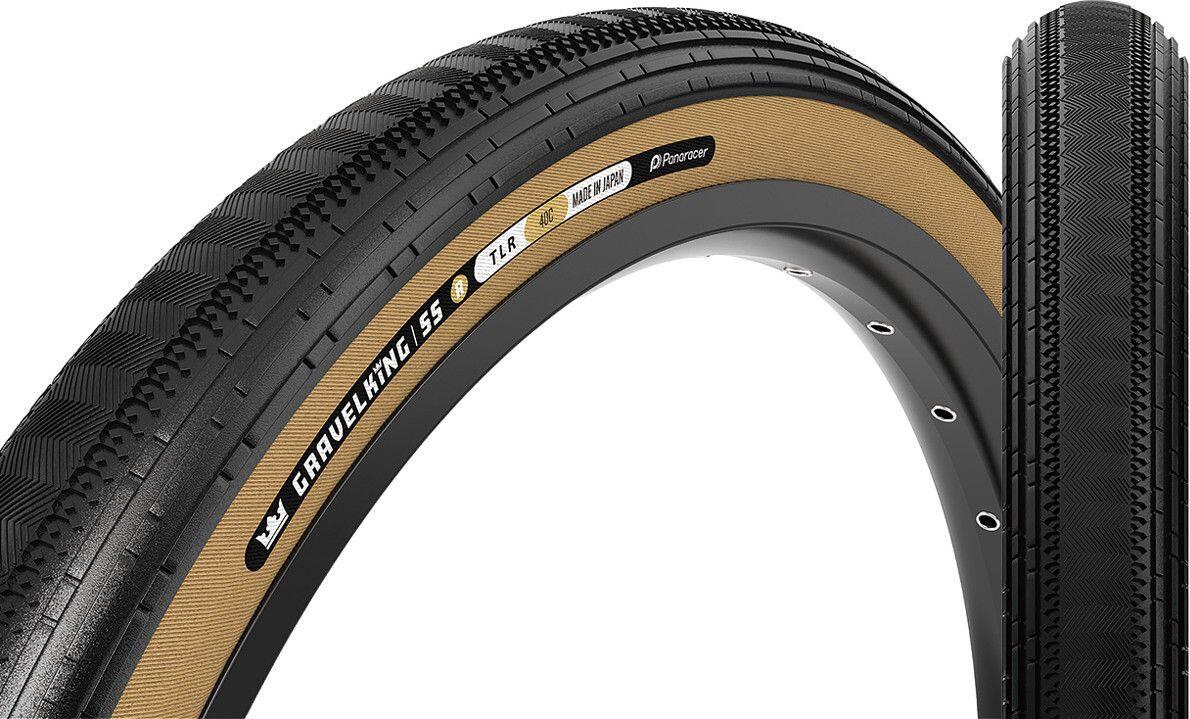 Cubierta de Gravilla Panaracer GravelKing SemiSlick R700 mm Tubeless Ready Plega 3/5
