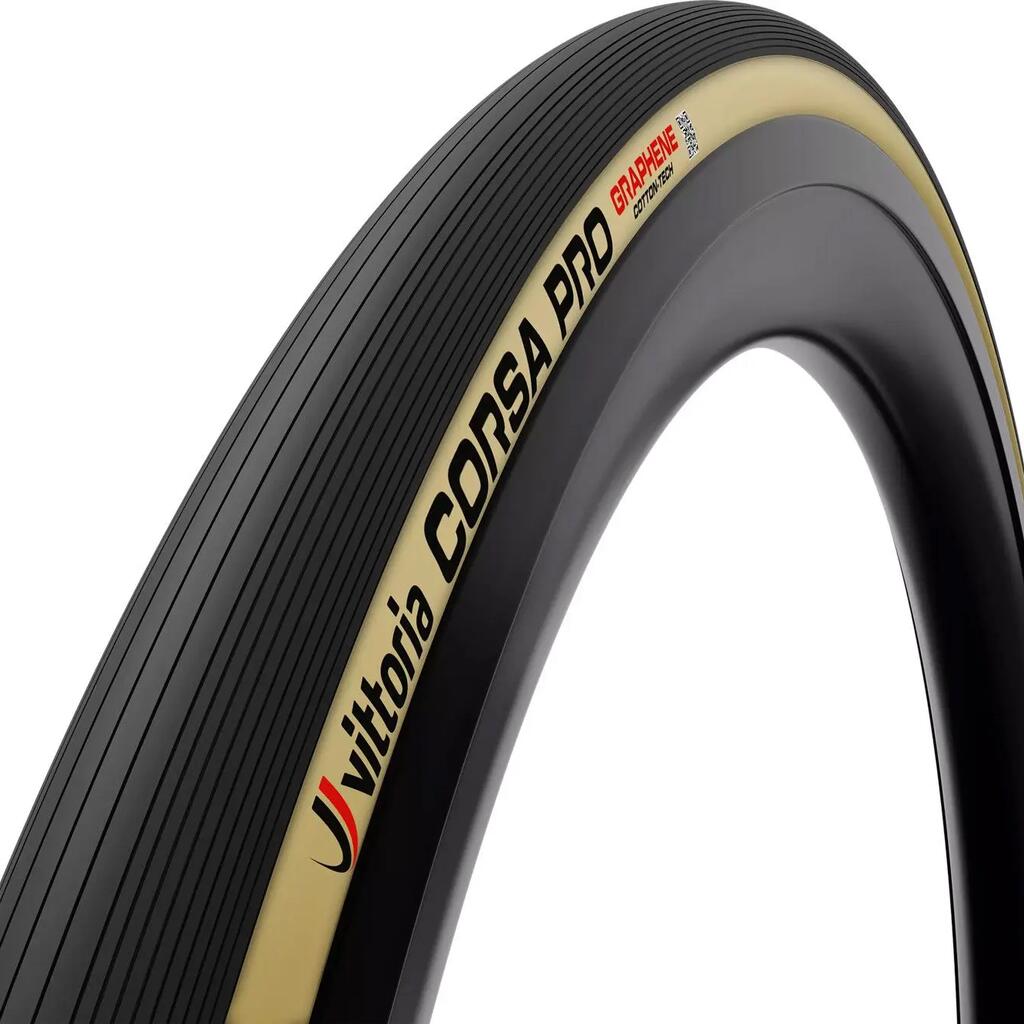 Vittoria Corsa Pro 700 mm Road Tire Tubeless Ready Foldable WR (Wide Rim) Anti-P