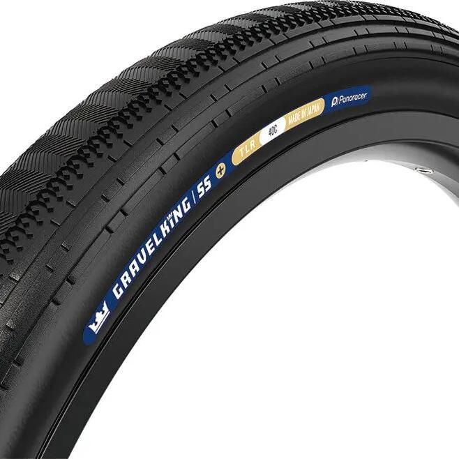 Panaracer GravelKing SemiSlick+ Gravel Tire 700 mm Tubeless Ready Folding ZSG Gr