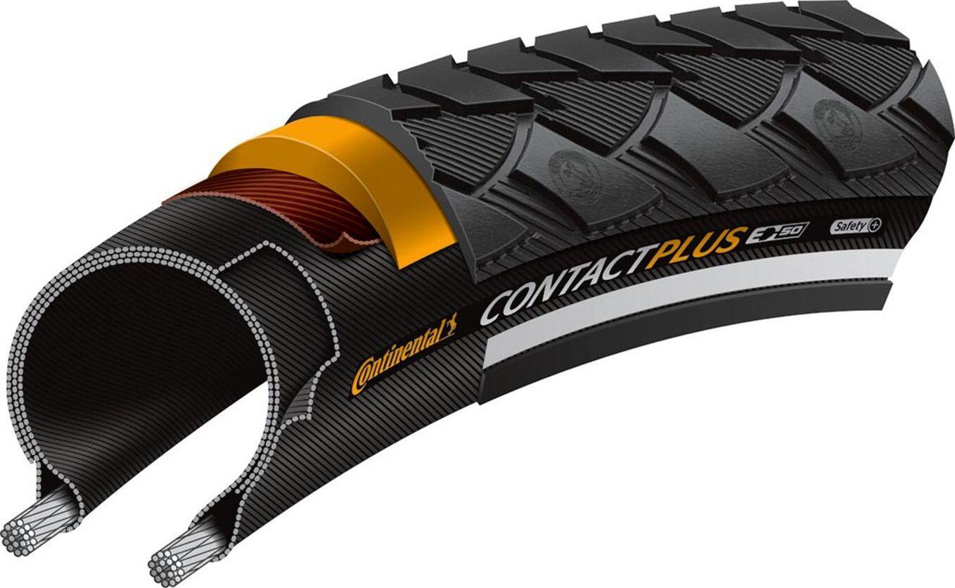 Contato Continental Plus 700 mm Tubetype Tire SafetyPlus Breaker E-Bike e50 2/3