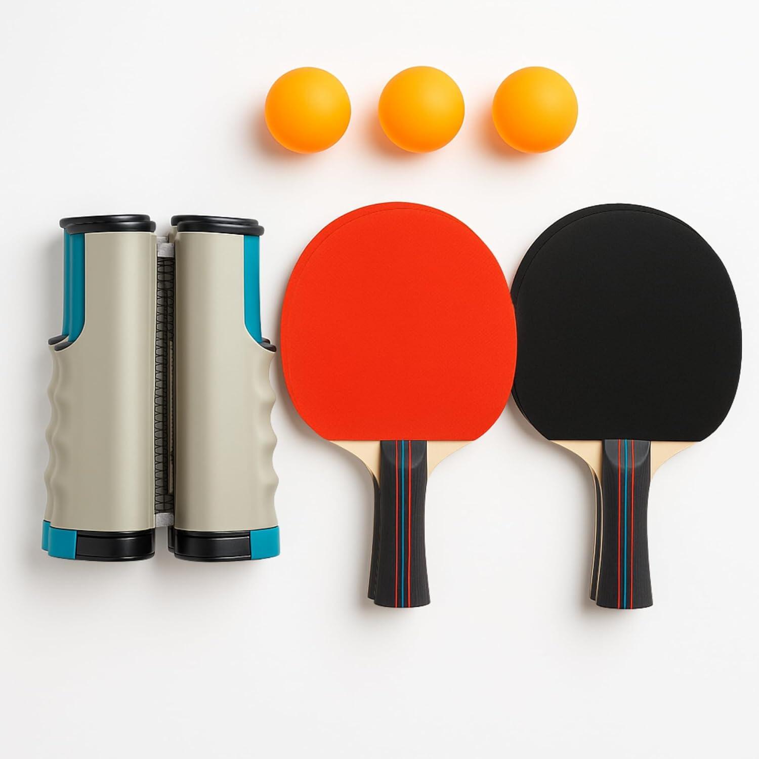 Mini table de ping-pong pliante – Extérieur et intérieur – 120 x 60 x 70 cm 5/5