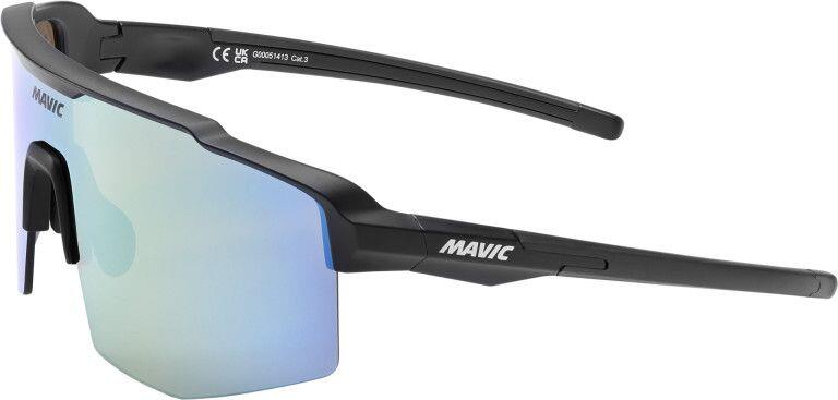 Mavic Shield Unisex Bril Zwart/Goud/Blauw 3/4