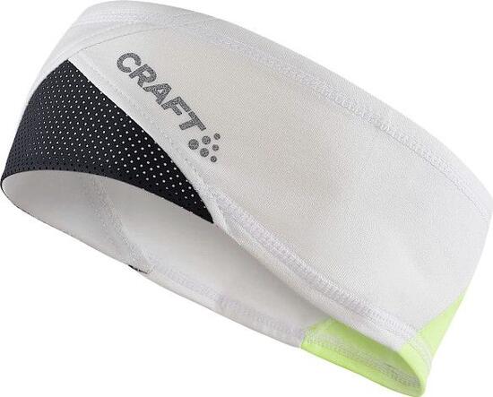 Craft ADV Lumen Fleece Reflecterende Hoofdband Wit Geel Unisex