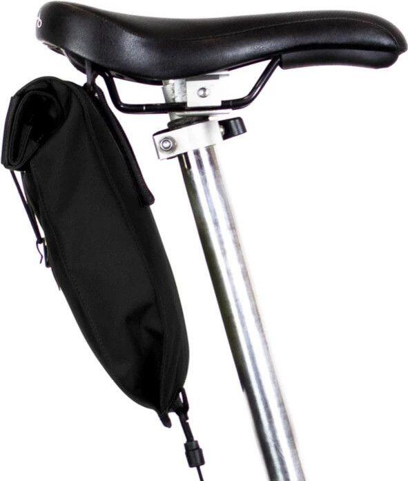 Restrap City Saddle Bag Large para bicicleta plegable negro 3/5