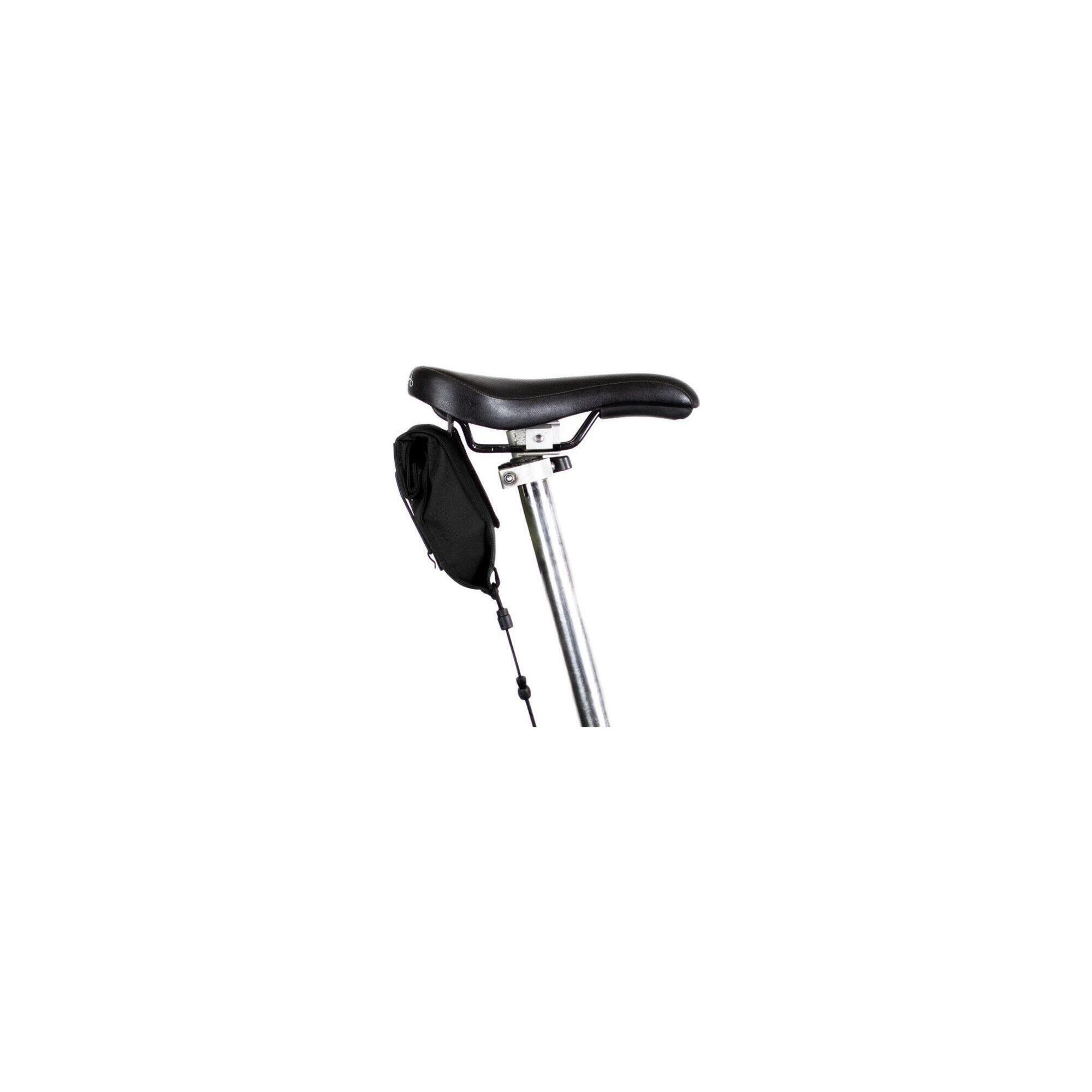 Geantă pentru bicicletă City Saddle Bag Small, neagră, Restrap.
