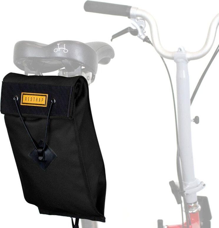 Geantă pentru bicicletă City Saddle Bag Large Negru RESTRAP