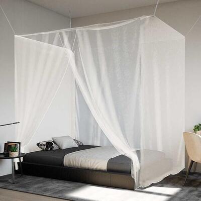 VidaXL zanzariera sospesa 220x180x180 cm bianca