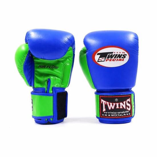 Gants de boxe Twins BGVL3 Air Bleu Vert – 14oz