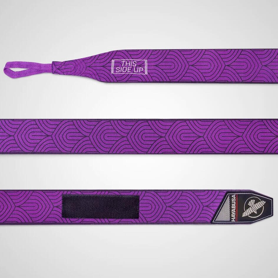 Bandaż bokserski HAYABUSA Perfect Stretch Purple Lotus 3/3