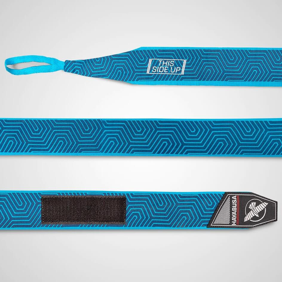 Bandaż bokserski HAYABUSA Perfect Stretch Blue Geo 3/3
