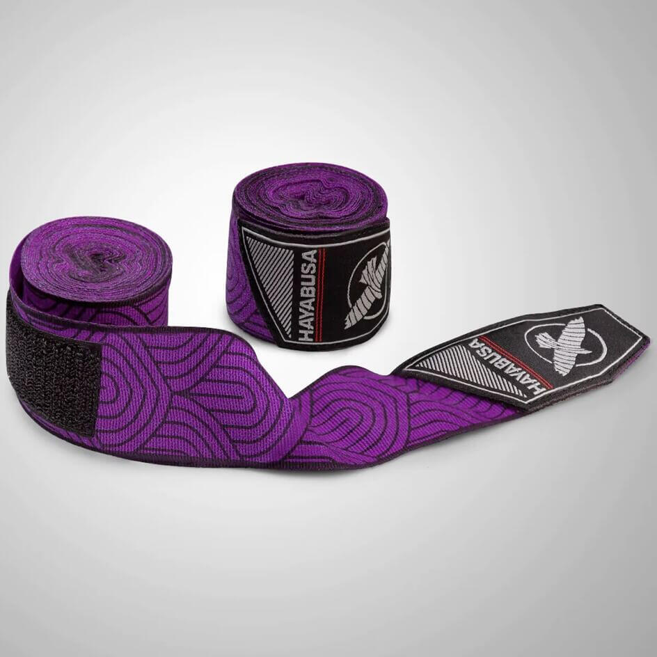 Bandaż bokserski HAYABUSA Perfect Stretch Purple Lotus 2/3