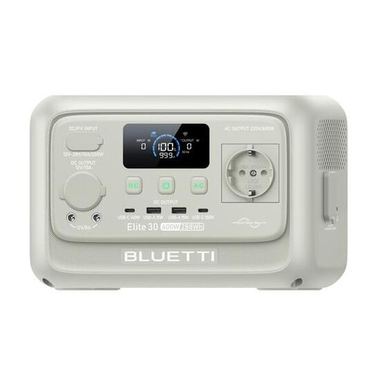 Elite 30 station portable 288Wh générateur solaire pour camping, voyage, vanlife