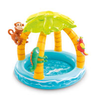 Intex Tropical Island Inflatable Kiddie Pool 58417