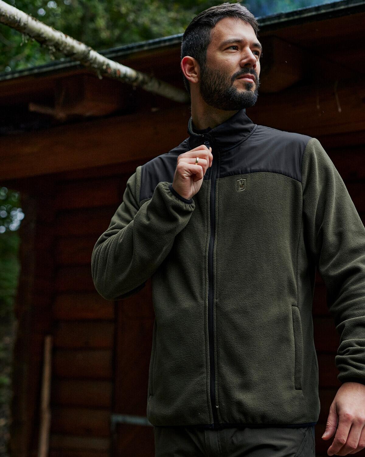 Deerhunter Northward Fleecejacke Herren (Rifle Green) Größe 2XL 6/7