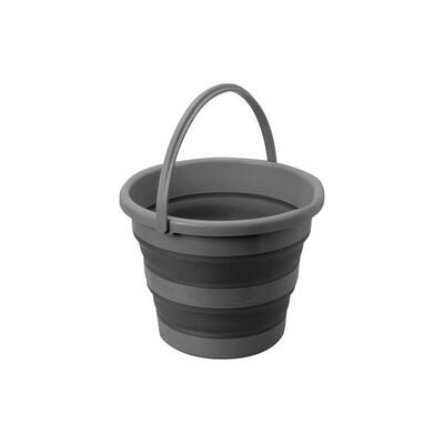 Brunner drum 10 fold-away - opvouwbare emmer 10l black/grey
