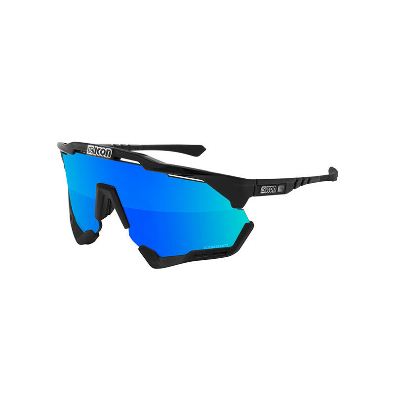 Lunettes de soleil Scicon aeroshade xl scnpp verre multi-reflet bleues 3/3