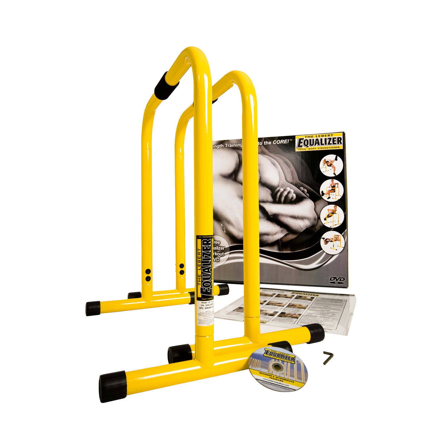 Parallel Bars Equalizer Yellow Basic Bodybuilding Unisex 2/7