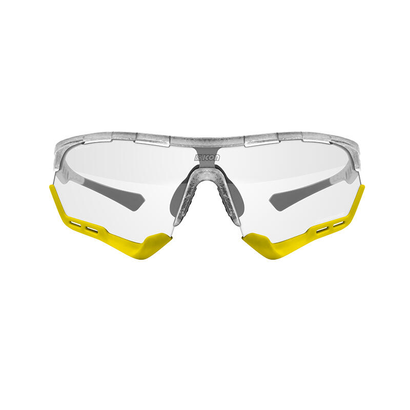 Gafas Scicon aerotech xl scnxt verre argent blanc-jaune