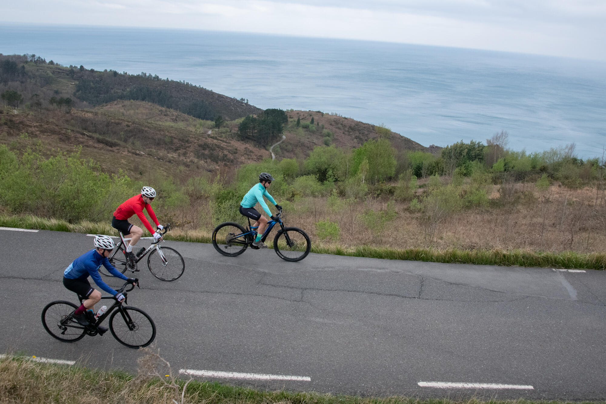 Maillot à manches longues ECOON modèle Mont Ventoux couleur bleu 7/7