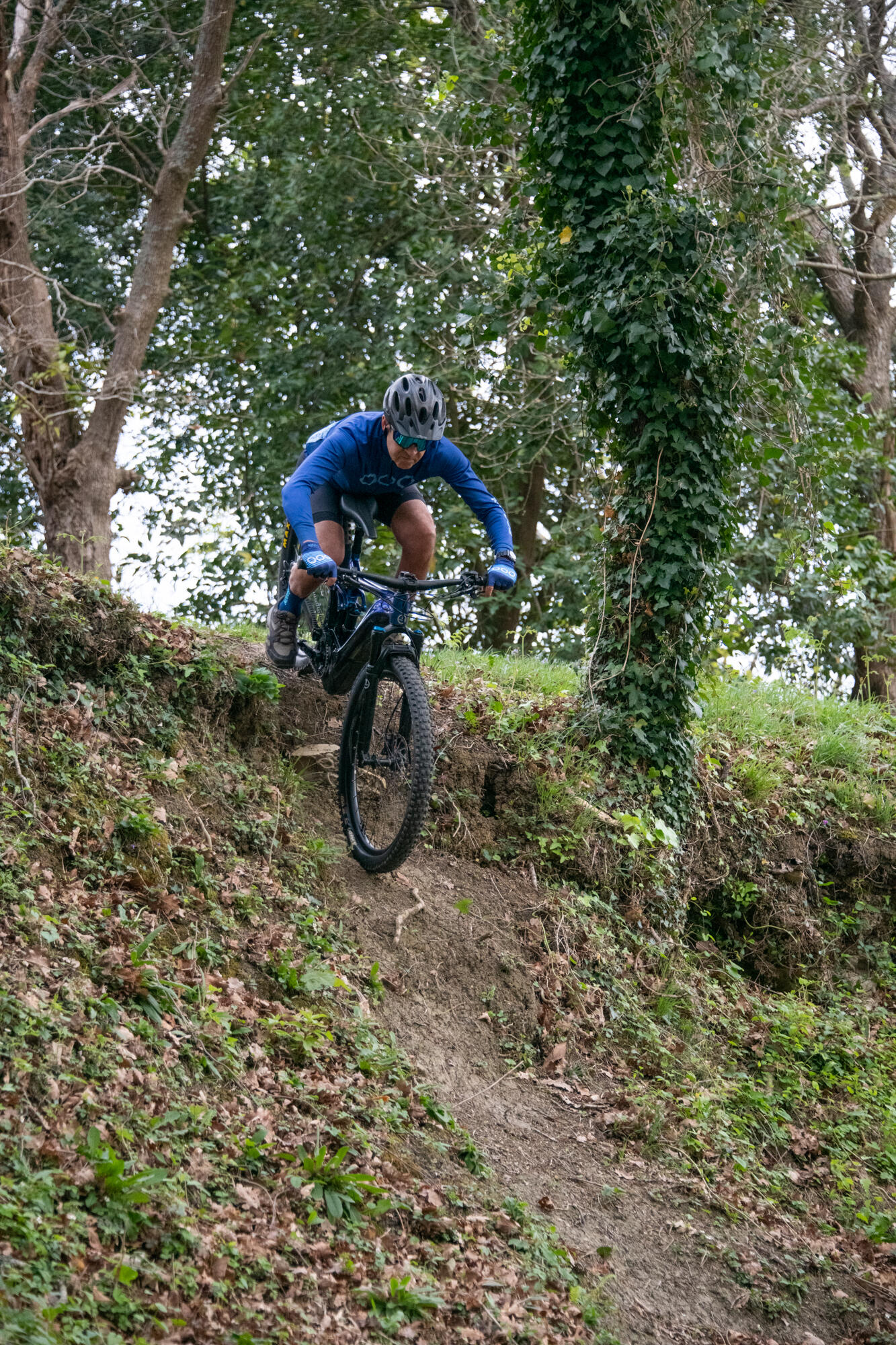 Maillot à manches longues ECOON modèle Mont Ventoux couleur bleu 4/7