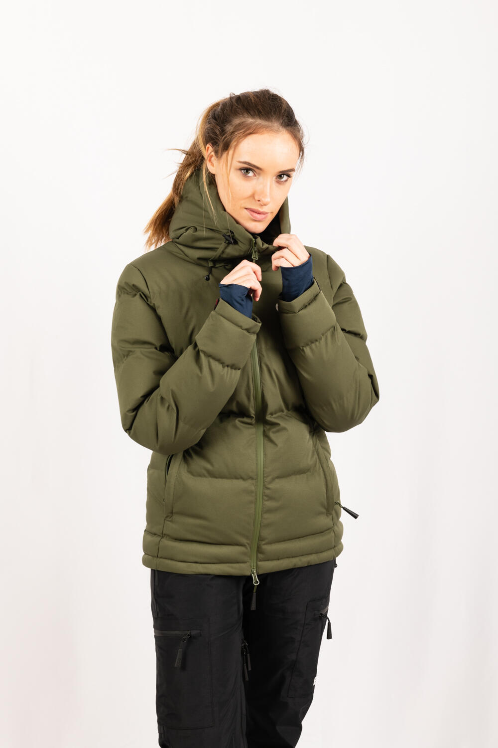 Veste ECOThermo Insulated Jacket Femme marque ECOON - Kaki 5/7