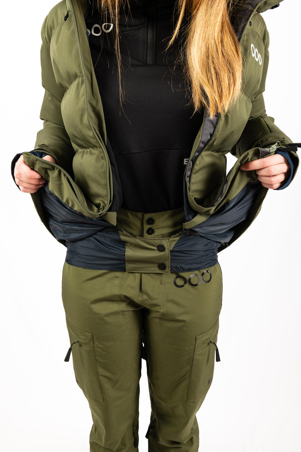 Veste ECOThermo Insulated Jacket Femme marque ECOON - Kaki 4/7