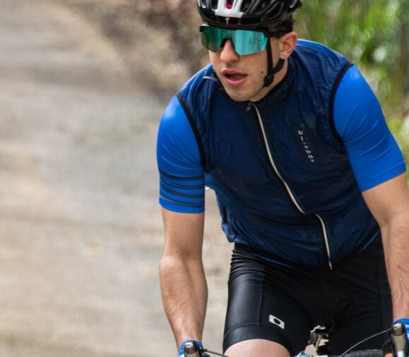Gilet CYCLISME WINDBRAKER POUR HOMME BlueBall EN BLEU 7/7