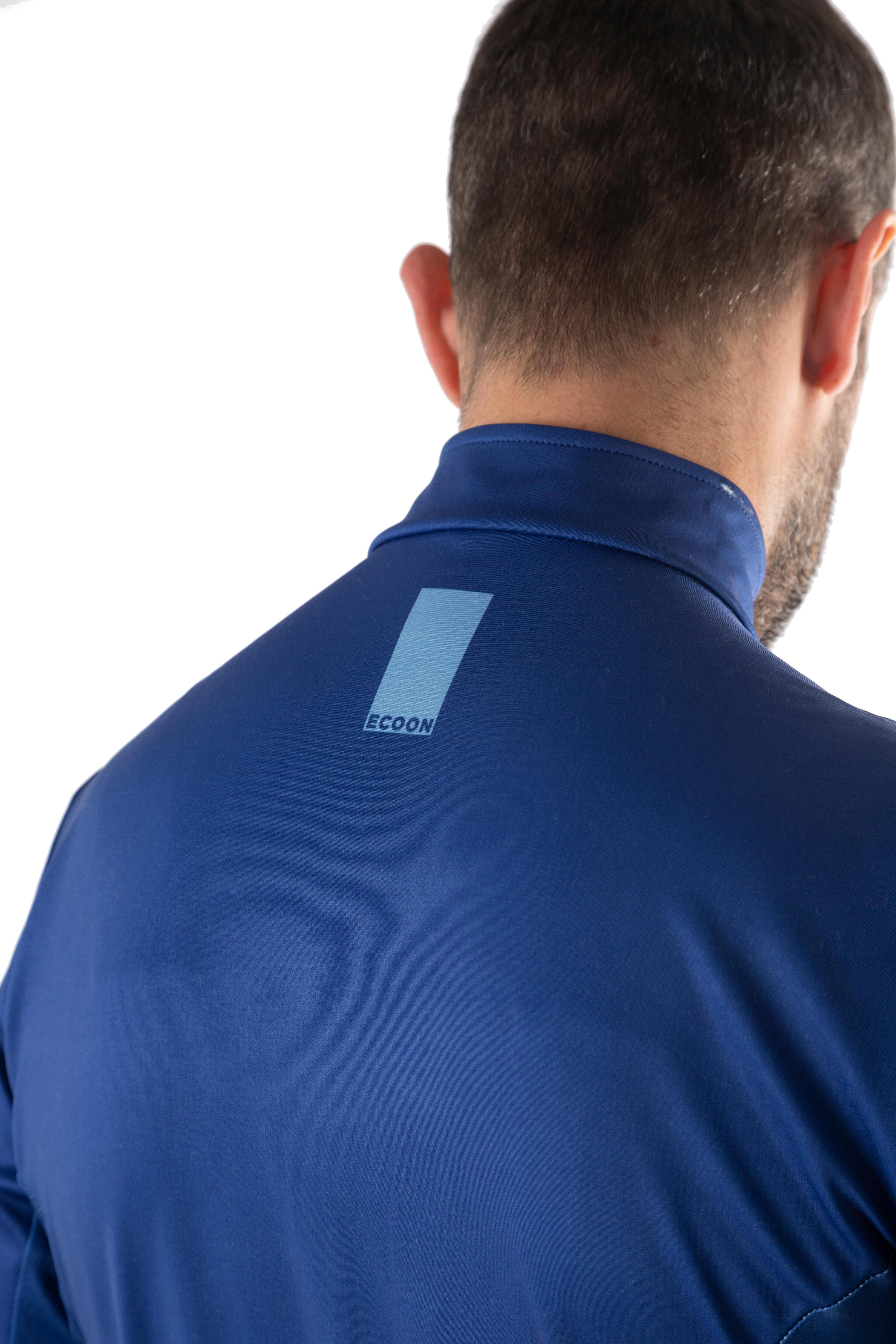 Maillot à manches longues ECOON modèle Mont Ventoux couleur bleu 6/7