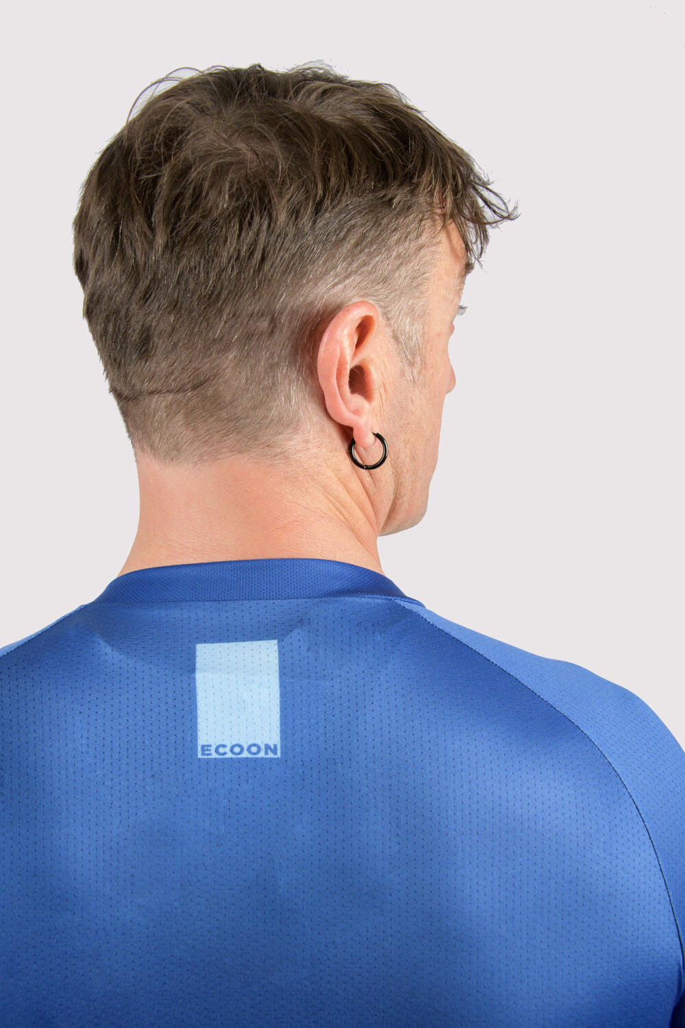 Maillot à manches longues ECOON modèle Tourmalet Homme couleur bleu 5/5