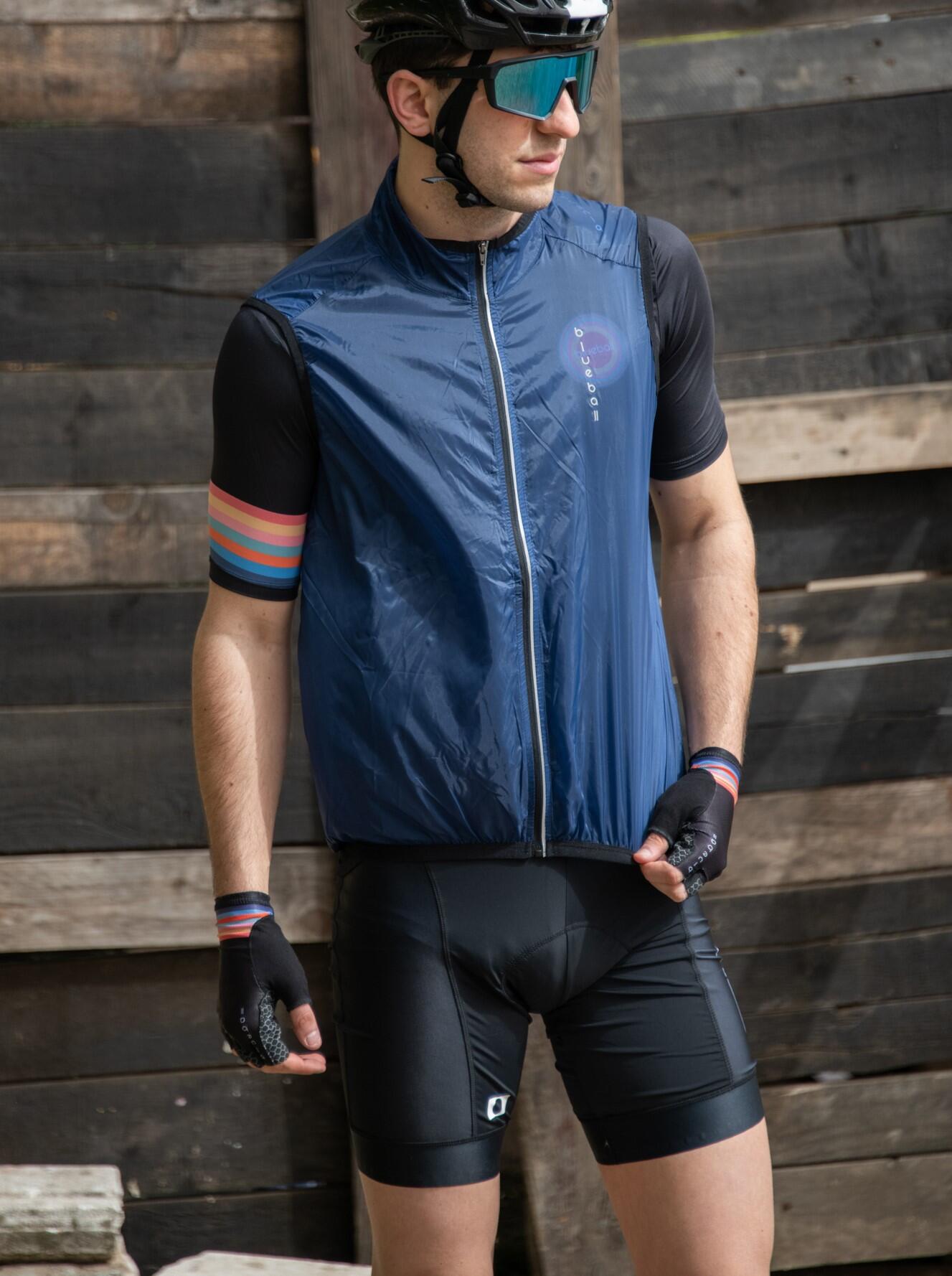 Gilet CYCLISME WINDBRAKER POUR HOMME BlueBall EN BLEU 6/7