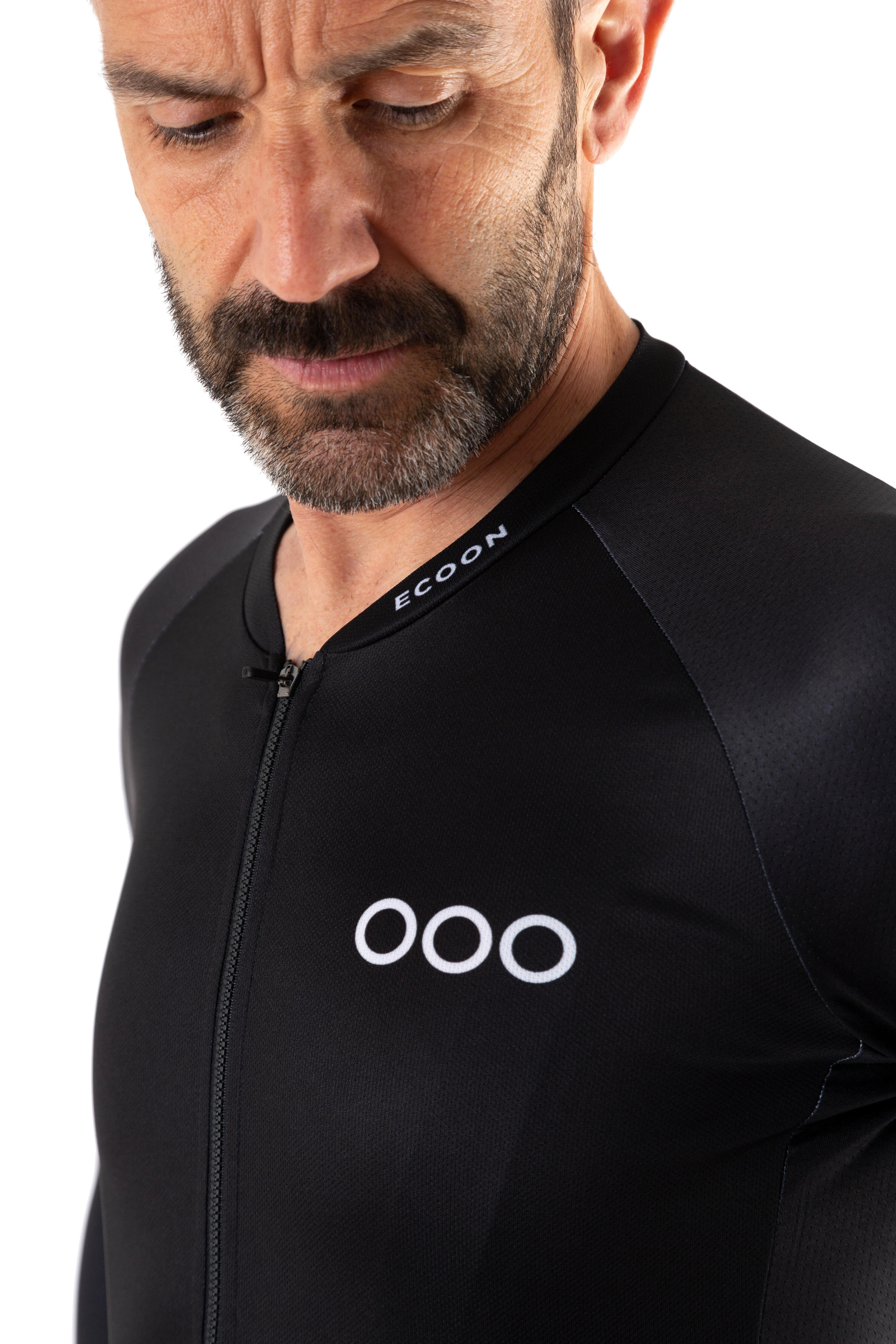 Maillot à manches longues ECOON modèle Tourmalet Homme couleur noir 5/6