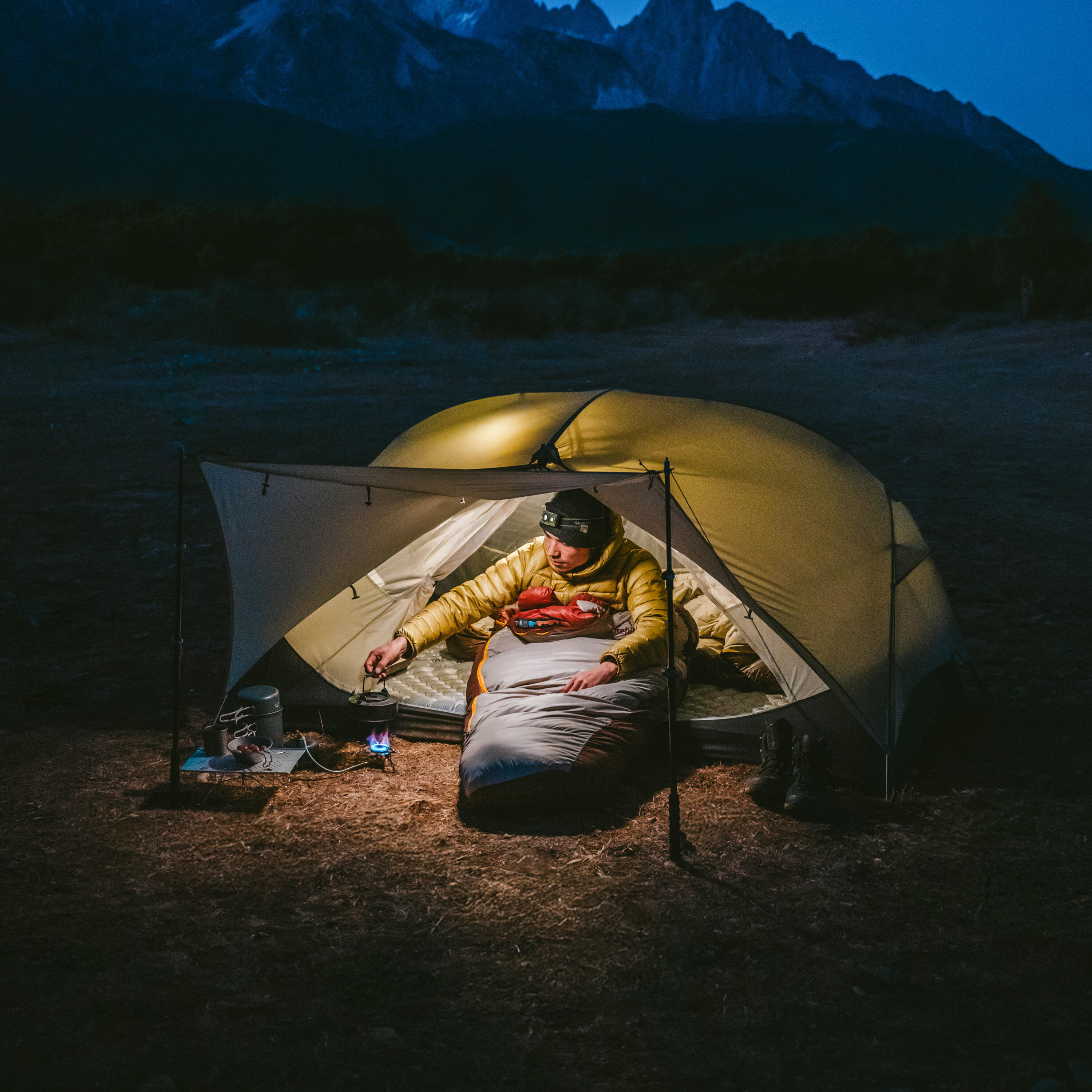 Naturehike Mongar UL 1 – Ultraleichtes 1-Personen-Zelt - Sandfarbe 3/7