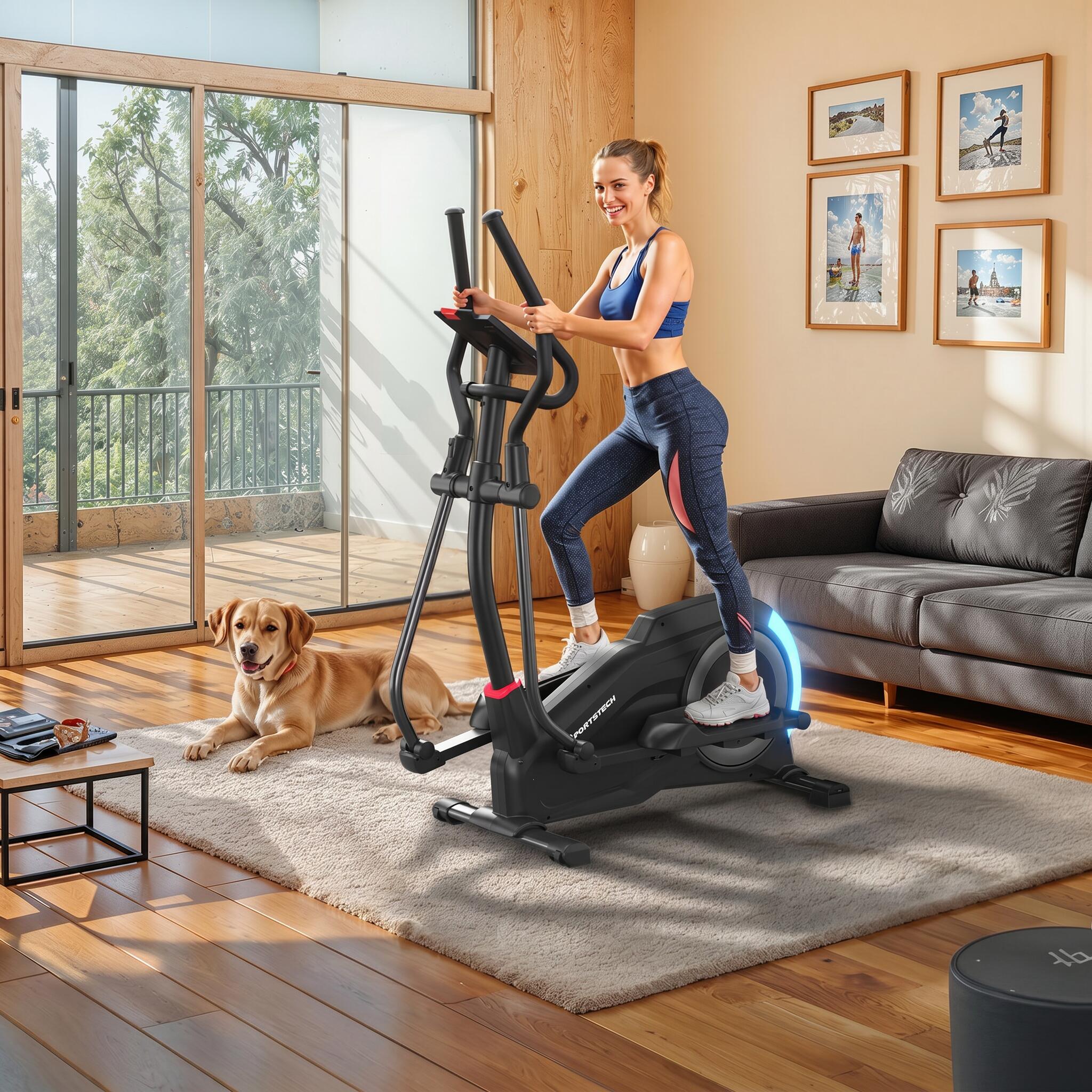 Sportstech Crosstrainer CX700 | 24 Widerstandsstufen | LCD-Display | Profi 2/8