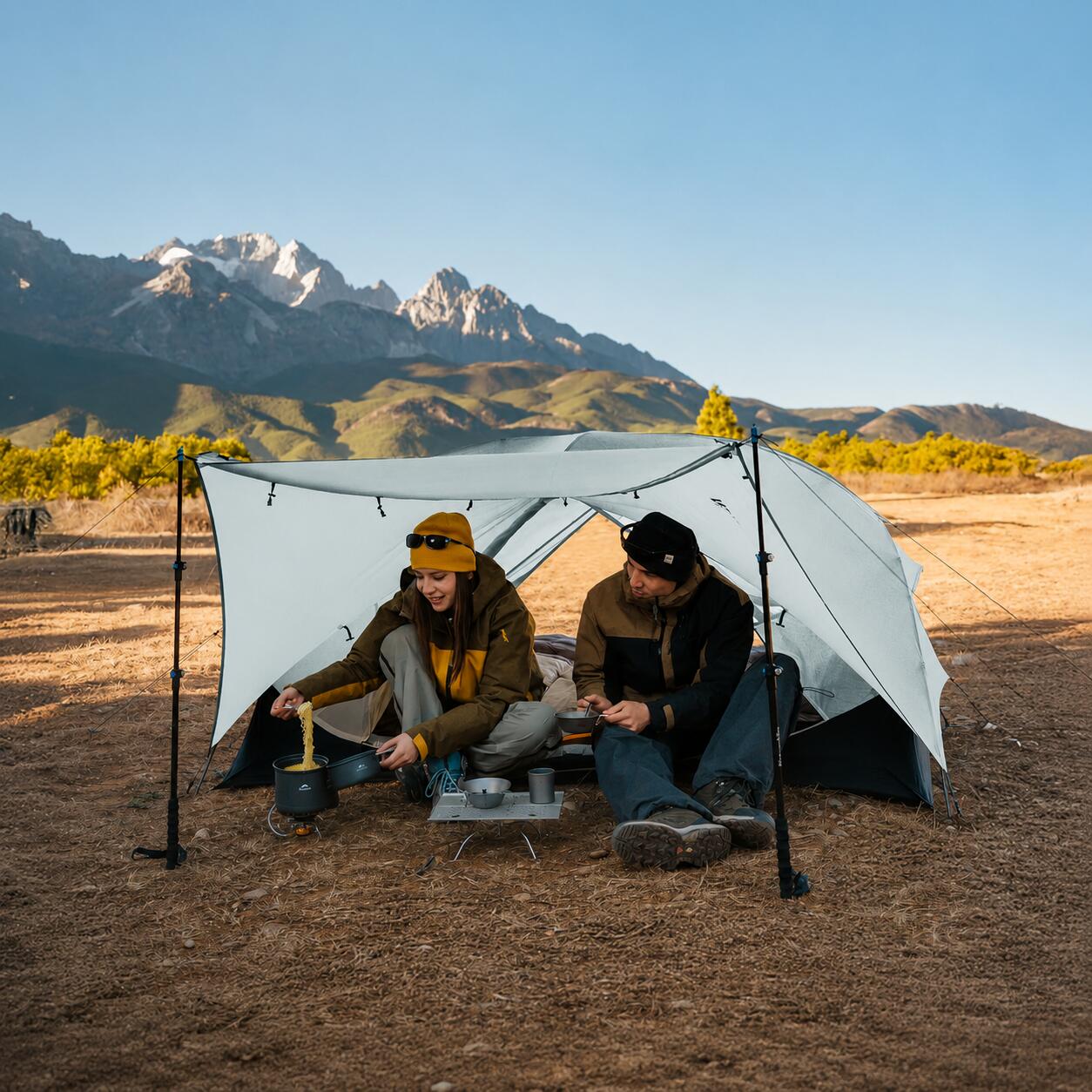 Naturehike Mongar UL 1 – Ultraleichtes 1-Personen-Zelt - Steingrau 3/7