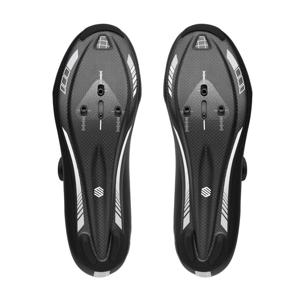 Chaussures vélo route Cyclisme Homme et Femme OKORIS BLACK Noir 5/7