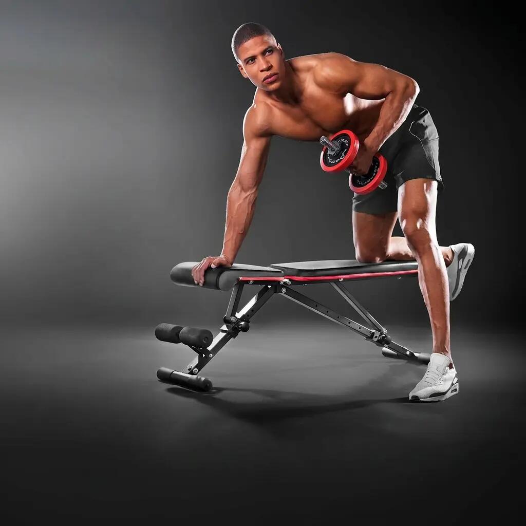 Sportstech Halterbank BRT400 | Opklapbaar | 40+ trainingscombinaties 2/7