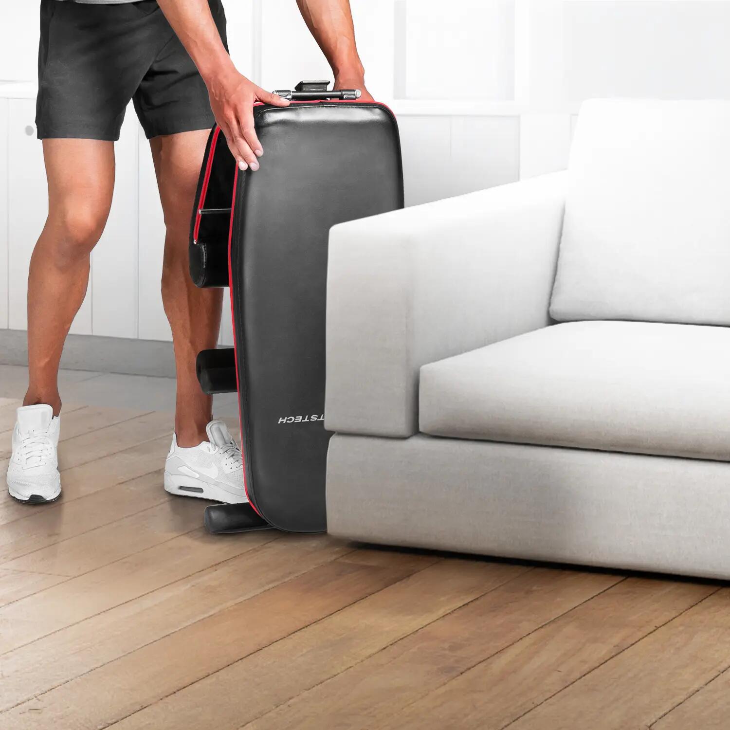 Sportstech Halterbank BRT400 | Opklapbaar | 40+ trainingscombinaties 5/7