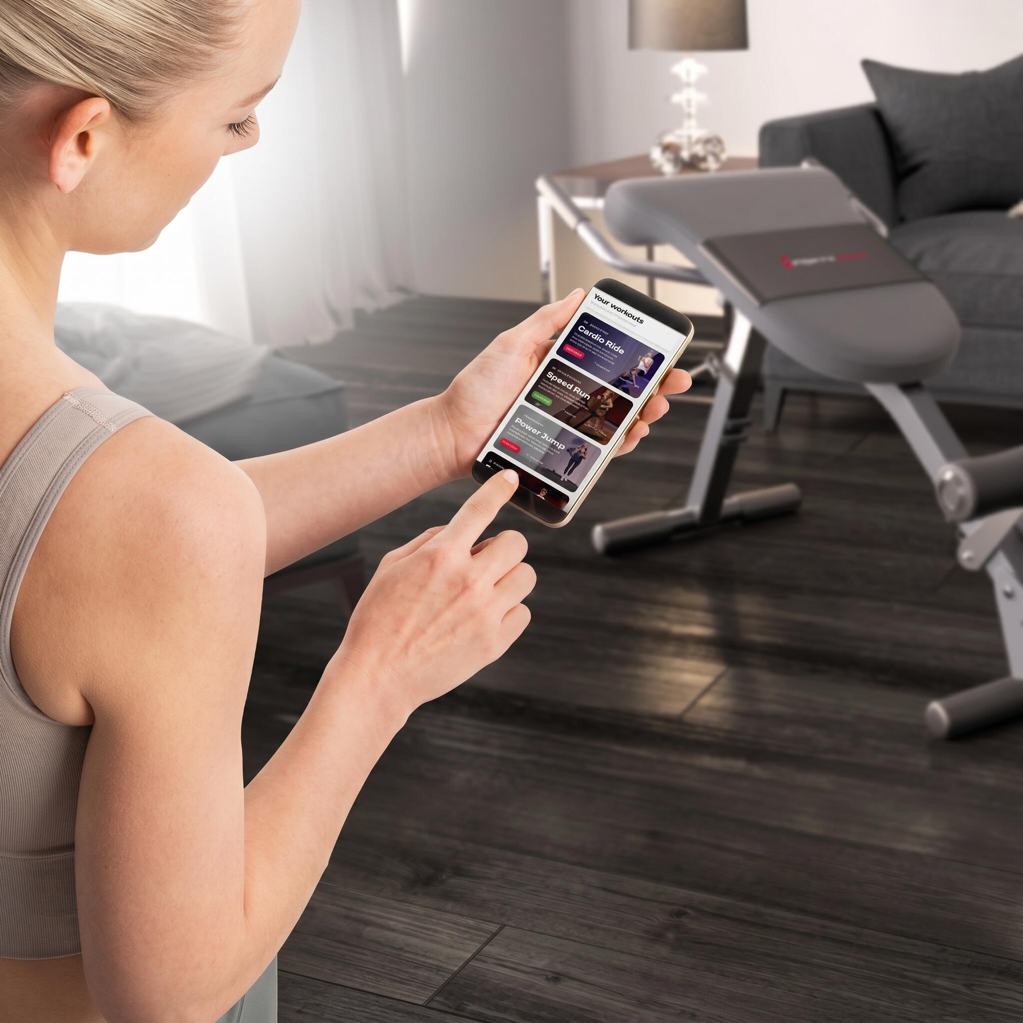 Sportstech BRT200 Banc d'entraînement 3en1 pour dos et abdominaux - Pliable 2/7