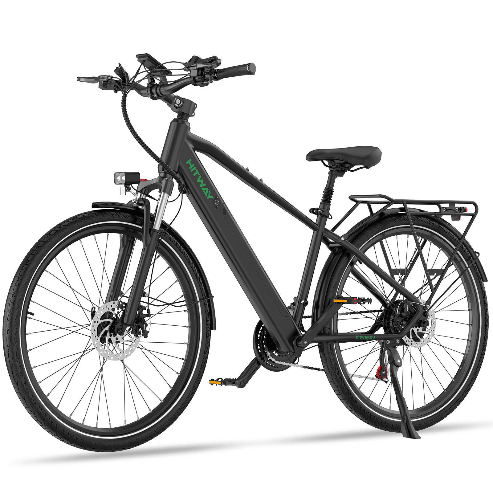 Hombre Bicicleta eléctrica trekking 27,5" 21 vel. batería extraíble BK7SPRO 1/7